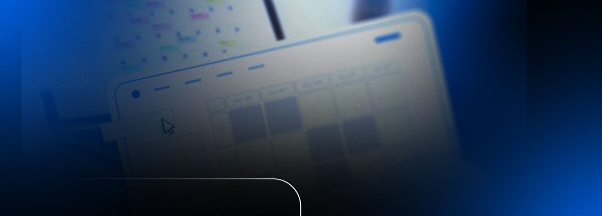 Interface de calendário digital em um dispositivo