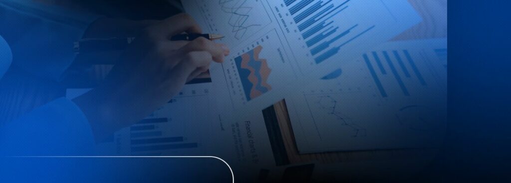 Análise de gráficos financeiros com relatórios