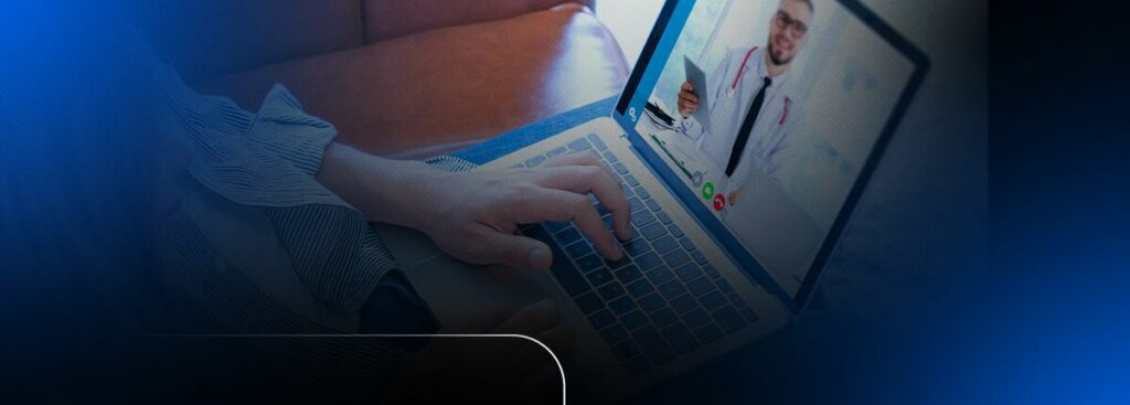 Consulta médica online com profissional de saúde