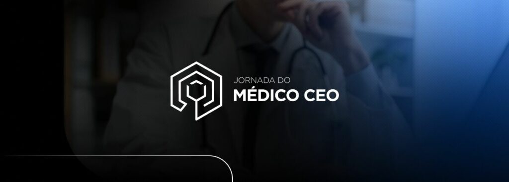 Logo da Jornada do Médico CEO em fundo escuro